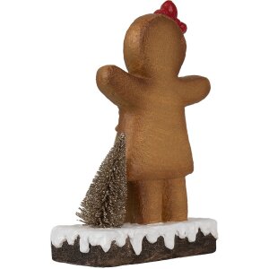 Clayre & Eef 6CE1773 Decoration gingerbread man 15x7x21 cm