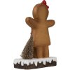 Clayre & Eef 6CE1773 Decoration gingerbread man 15x7x21 cm