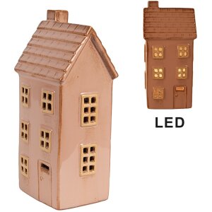 Clayre & Eef 6CE1840 Decoration House with LED 8x6x17 cm