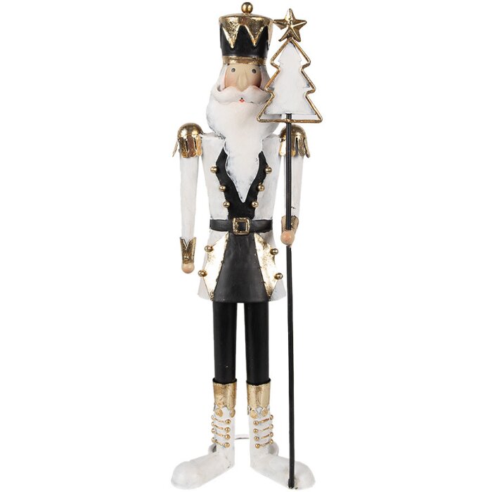 Clayre & Eef 6Y5603 Decoration Nutcracker 12x10x36 cm