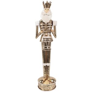 Clayre & Eef 6Y5605 Decoration Nutcracker 10x9x38 cm