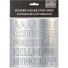 Goldbuch silver adhesive letters 17x22 cm 2 sheets 2.5 cm high