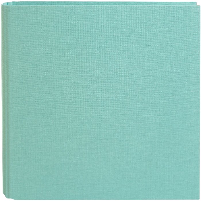 Goldbuch ring binder A5 Bella Vista aqua linen 20x22 cm