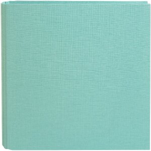 Goldbuch ring binder A5 Bella Vista aqua linen 20x22 cm