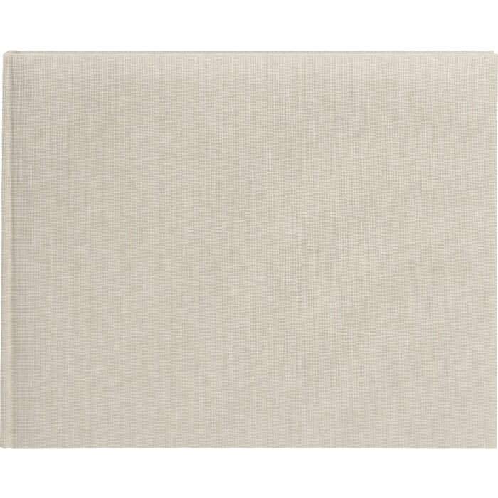 Goldbook Guestbook Summertime Beige 25x20 cm 100 pages linen