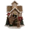 Clayre & Eef 6PR4168 Decoration House with LED 15x10x18 cm