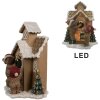 Clayre & Eef 6PR4168 Decoration House with LED 15x10x18 cm