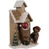 Clayre & Eef 6PR4168 Decoration House with LED 15x10x18 cm