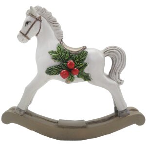 Clayre & Eef 6PR4172 Decoration Rocking Horse 11x4x11 cm