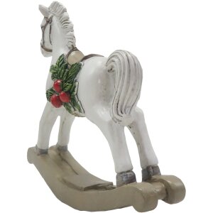 Clayre & Eef 6PR4172 Decoration Rocking Horse 11x4x11 cm