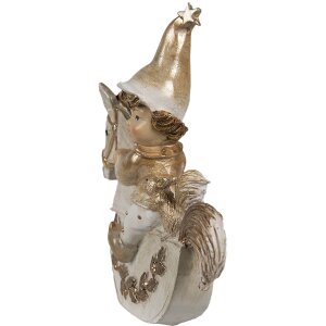 Clayre & Eef 6PR4231 Decoration gnome 10x3x11 cm