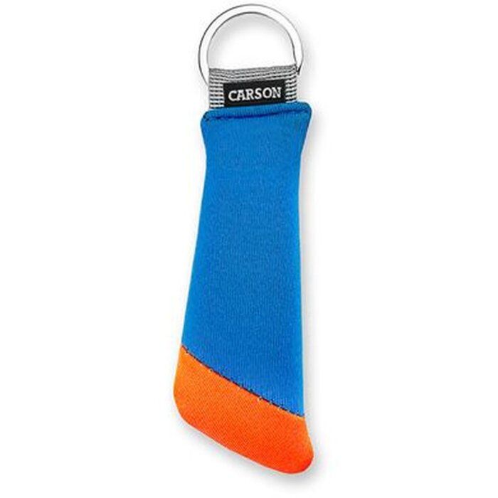 Carson Floating Key Ring for 3 Keys Blue Orange