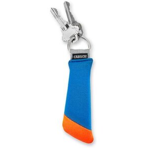 Carson Floating Key Ring for 3 Keys Blue Orange