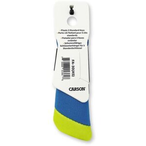 Carson Floating Key Ring for 3 Keys Blue Green