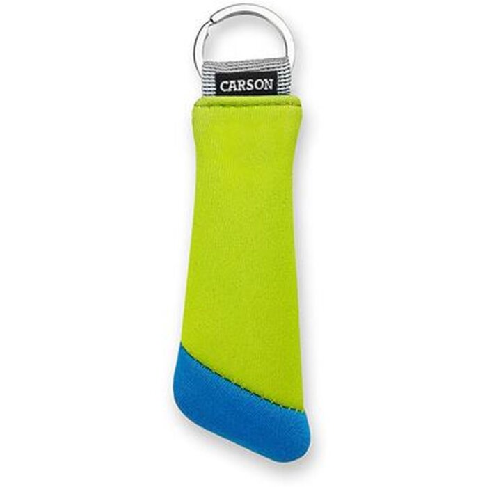 Carson Floating Key Ring for 3 Keys Green Blue