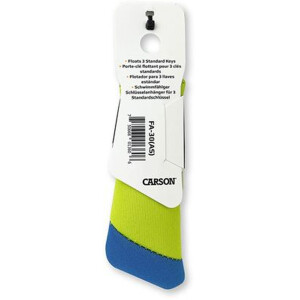 Carson Floating Key Ring for 3 Keys Green Blue