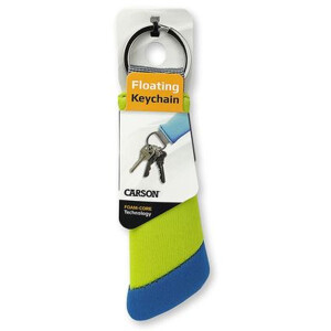 Carson Floating Key Ring for 3 Keys Green Blue