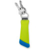 Carson Floating Key Ring for 3 Keys Green Blue