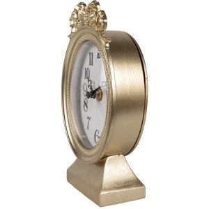 Clayre & Eef 6KL0823 Table clock 10x5x18 cm Battery 1xAA