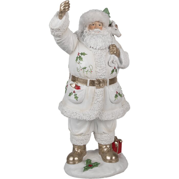 Clayre & Eef 6PR4295 Decoration Father Christmas 21x23x43 cm