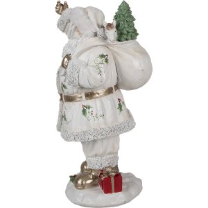 Clayre & Eef 6PR4296 Decoration Father Christmas 14x16x31 cm