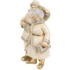 Clayre & Eef Decoration Santa and Father Christmas Beige 11x8x16 cm