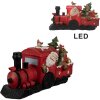 Clayre & Eef 6PR4178 Decoration Locomotive Father Christmas LED 19x7x10 cm