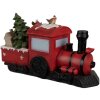 Clayre & Eef 6PR4178 Decoration Locomotive Father Christmas LED 19x7x10 cm