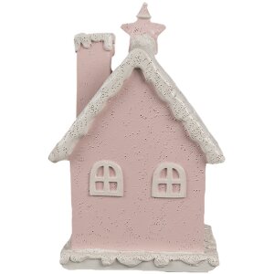 Clayre & Eef 6PR4199 Decoration House with LED 10x8x15 cm