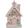 Clayre & Eef 6PR4199 Decoration House with LED 10x8x15 cm