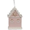 Clayre & Eef 6PR4205 Decoration Pendant House 6x4x9 cm