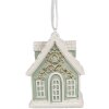 Clayre & Eef 6PR4214 Decoration Pendant House 6x4x8 cm