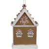 Clayre & Eef 6PR4215 Decoration Pendant House 6x4x9 cm