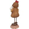 Clayre & Eef 6PR4273 Decoration gingerbread man 10x8x23 cm