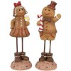 Clayre & Eef 6PR4274 Decoration gingerbread man 7x7x18 cm