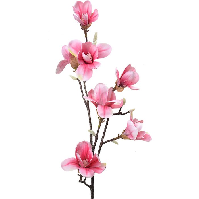 Clayre & Eef 5PL0099 Decoration branch with flowers 25x10x97 cm