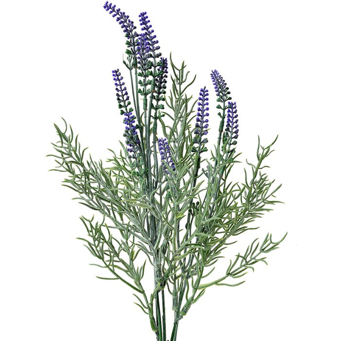 Clayre & Eef 6PL0289 Artificial flower lavender 8x6x48 cm