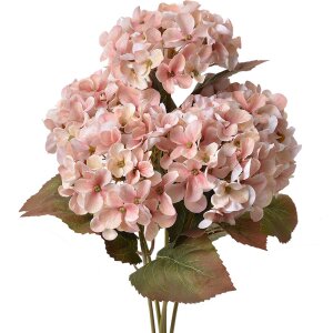 Clayre & Eef Artificial Flower Hydrangea Pink Green...