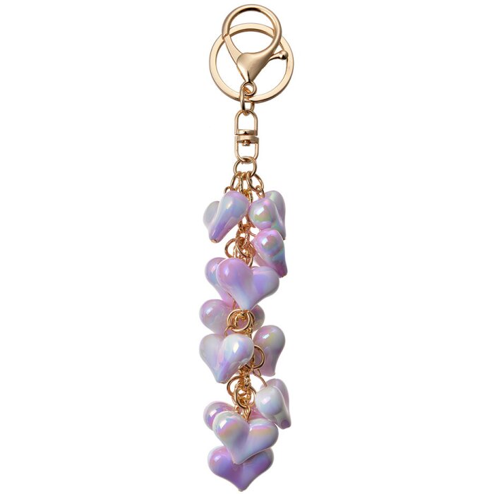 Juleeze JZKC0158 Key ring purple 6x2x9 cm