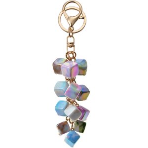 Juleeze JZKC0160 Key ring blue pink 6x2x9 cm