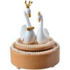 Clayre & Eef 65668 Music Box Swans Ø 11x15 cm