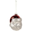 Clayre & Eef 6GL4612 Christmas tree bauble Father Christmas 9x8x11 cm