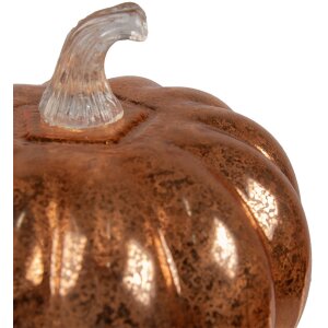 Clayre & Eef 6GL4649 Decoration pumpkin LED Ø 15x13 cm / 3xAAA