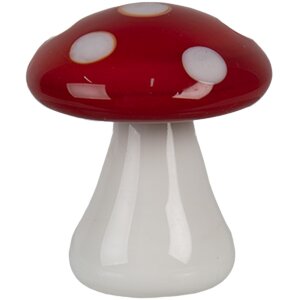 Clayre & Eef 6GL4674 Decoration Mushroom Ø 3x3 cm