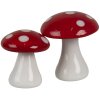 Clayre & Eef 6GL4674 Decoration Mushroom Ø 3x3 cm