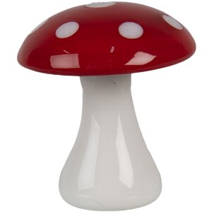 Clayre & Eef 6GL4675 Decoration Mushroom Ø 4x4 cm