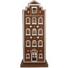 Clayre & Eef 5Y1251 LED Decoration House Brown White 31x16x75 cm Country style