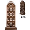 Clayre & Eef 5Y1251 LED Decoration House Brown White 31x16x75 cm Country style