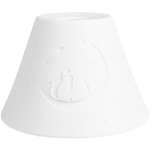 Clayre & Eef 6LAK0544 Lampshade White Ø 15x10...