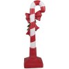 Clayre & Eef 6PR4332 Decoration Candy Cane Red White 12x9x40 cm Polyresin